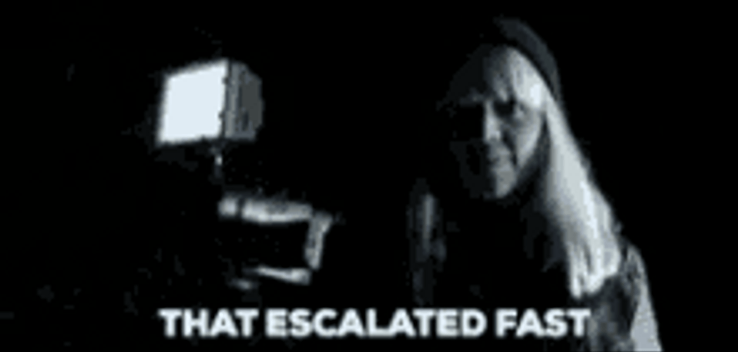 Blondie Movie Cameraman That Escalated Quickly GIF