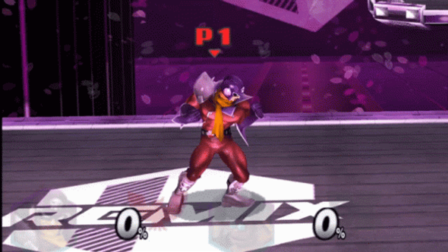 Blood Captain Falcon Punch GIF
