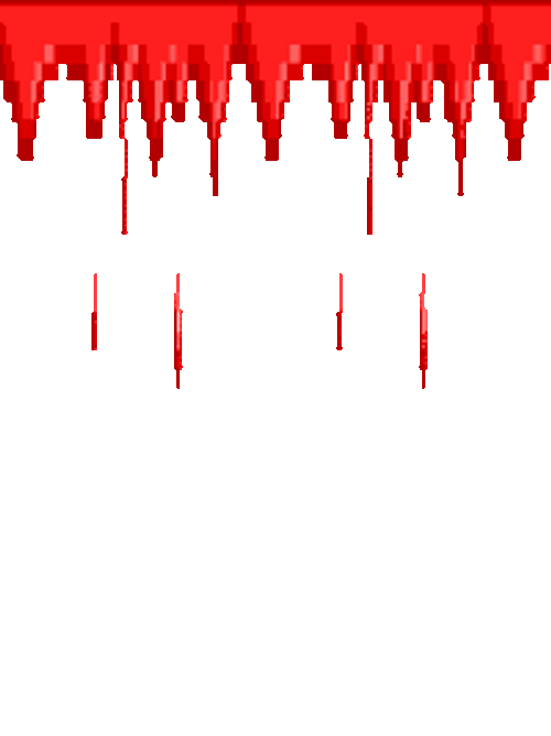 Blood Drip On White Background GIF