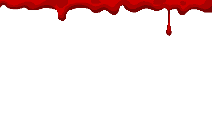 Blood Drip On White Background GIF