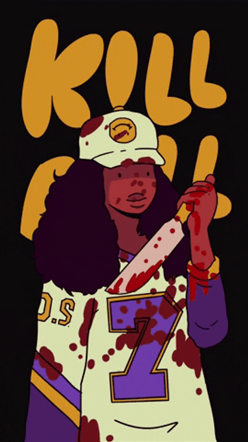 Blood Dripping Black Blood Brothers GIF