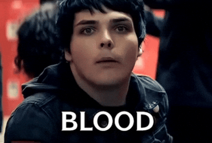 Blood Dripping Blood Man GIF