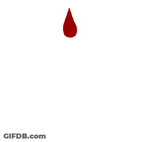 Blood Dripping Drops GIF
