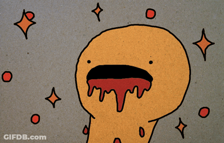 Blood Dripping Mouth GIF