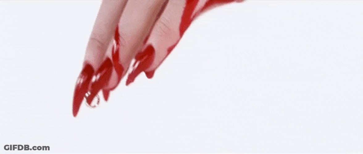 Blood Dripping On Hand GIF