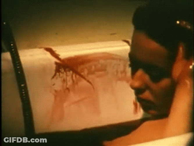 Blood Dripping On Tub GIF