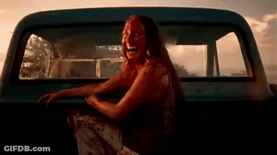 Blood Dripping The Texas Chain Saw Massacre GIF