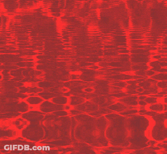 Blood Dripping Watery Stream GIF