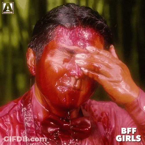Blood Dripping Wax Drip GIF