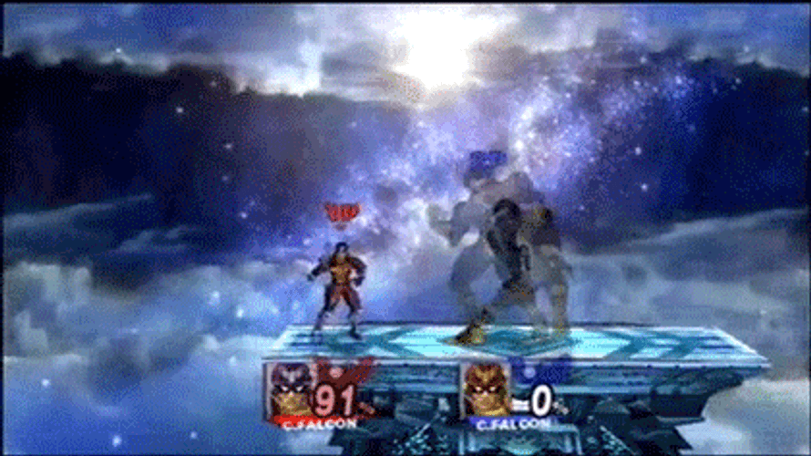 Blood Falcon Punch Game Set GIF