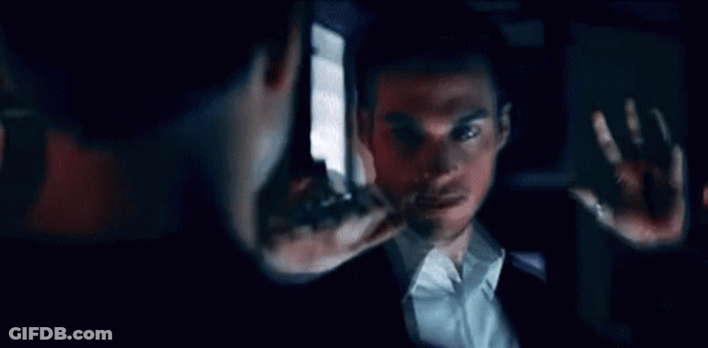 Blood On Kai Parker's Face GIF