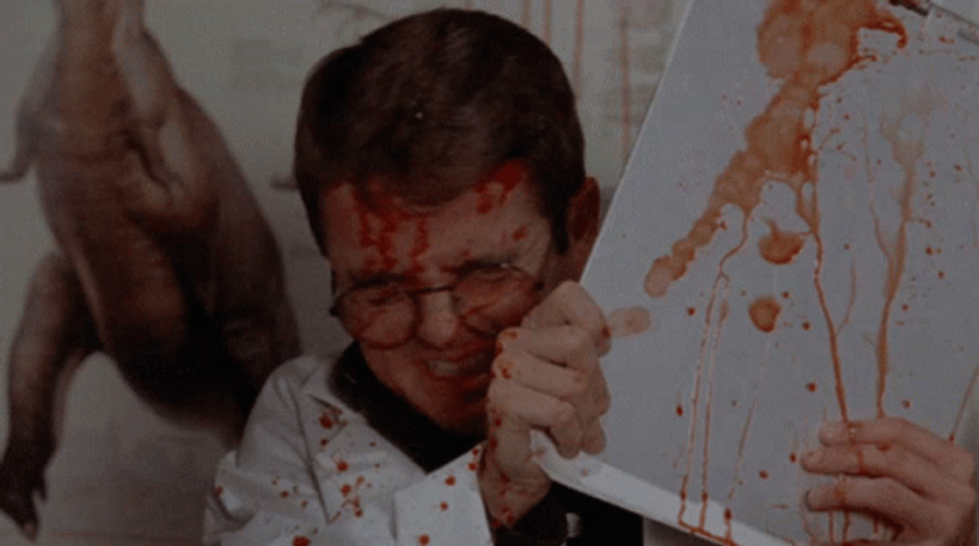 Blood Splatter From Tammy And The Trex GIF