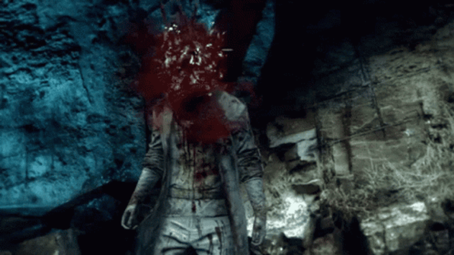 Blood Splatter From The Evil Within GIF