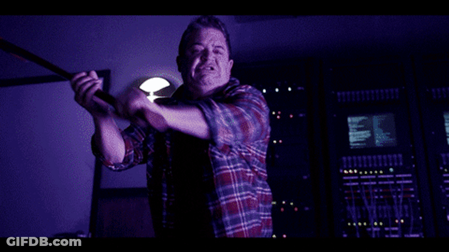 Blood Splatter Patton Oswalt GIF