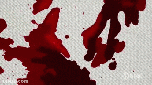 Blood Stains On Paper GIF