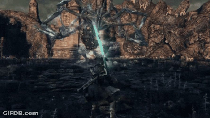 Bloodborne Fighting The Amygdala GIF