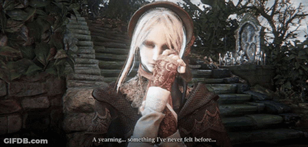 Bloodborne Plain Doll Yearning GIF