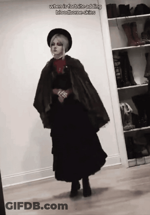 Bloodborne The Doll Cosplay GIF