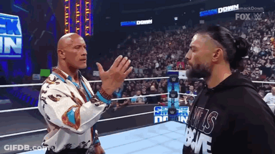 Bloodline The Rock And Roman Reigns GIF