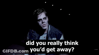 Bloody Hand Man Says Did You Really Think GIF