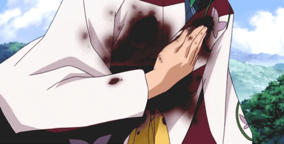 Bloody Kagura From Inuyasha GIF