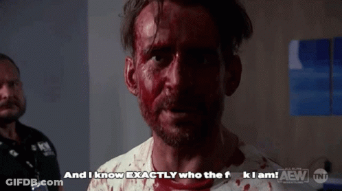 Bloody Man: I Know Who The Fuck I Am GIF