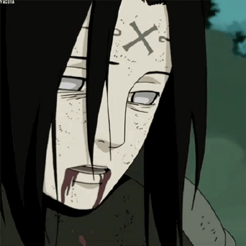 Bloody Naruto Character Neji GIF