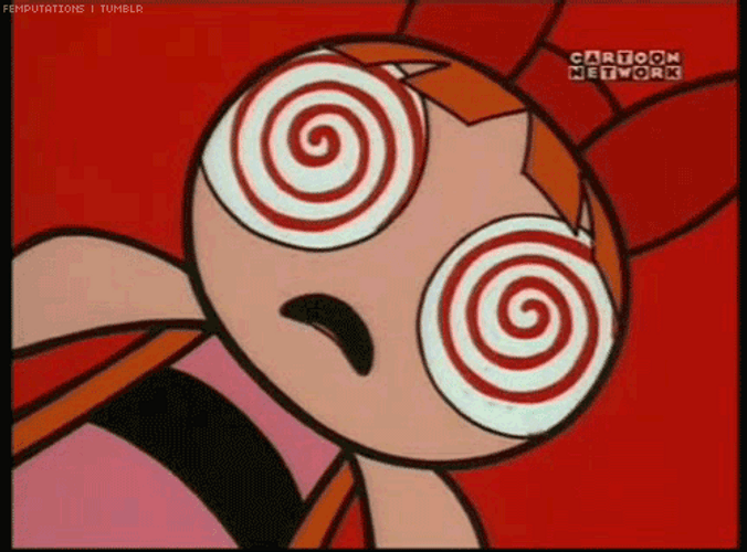 Blossom Powerpuff Dizzy GIF