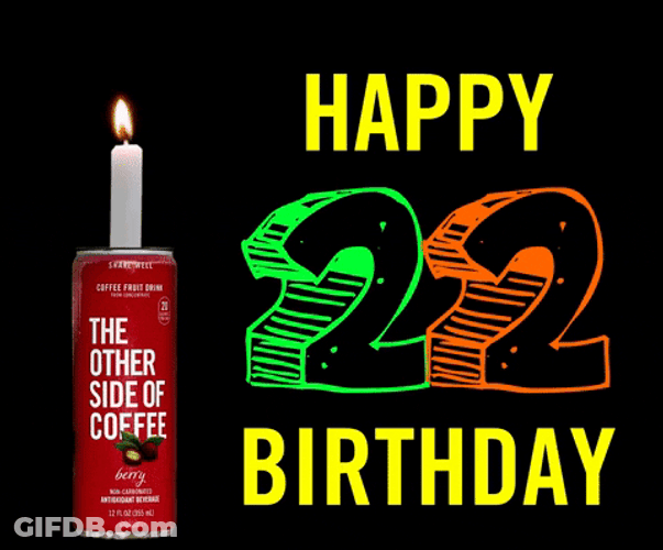 Blow Candle For 22 GIF