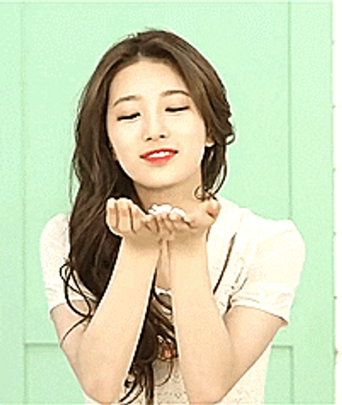 Blow Kiss Bae Suzy GIF
