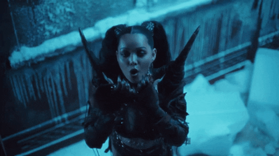 Blow Kiss Bella Poarch Inferno GIF