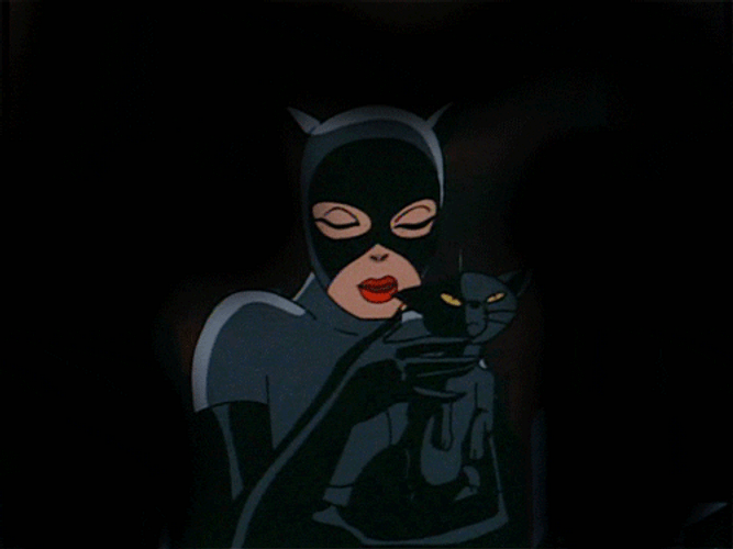 Blow Kiss Catwoman GIF