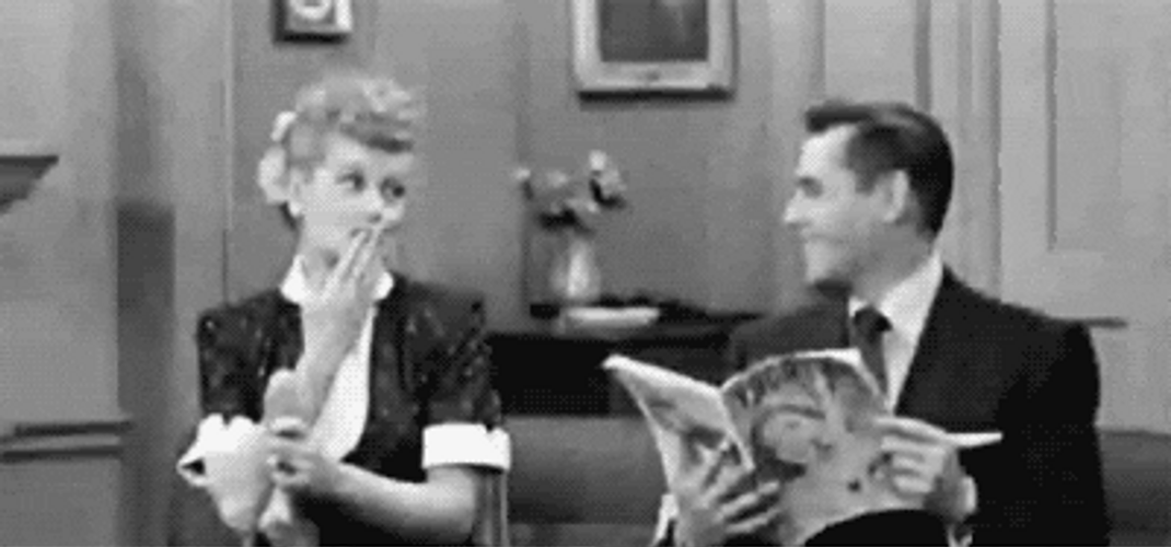 Blow Kiss I Love Lucy GIF