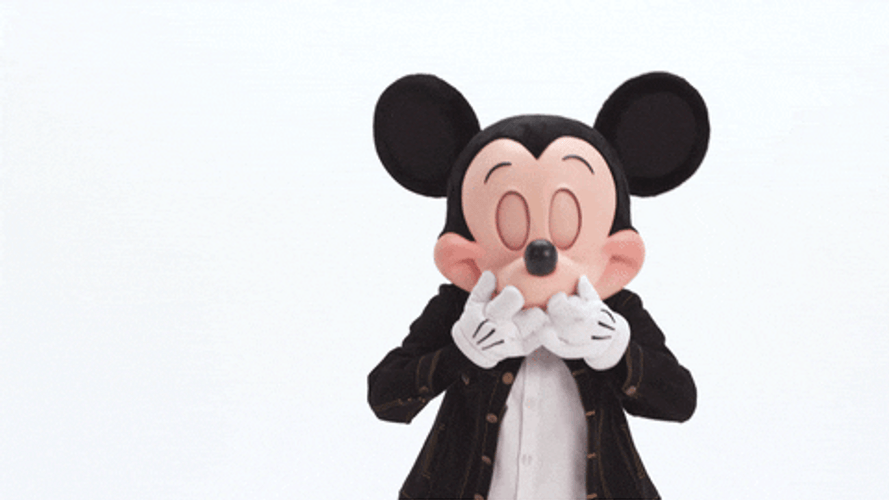 Blow Kiss Mickey Mouse GIF