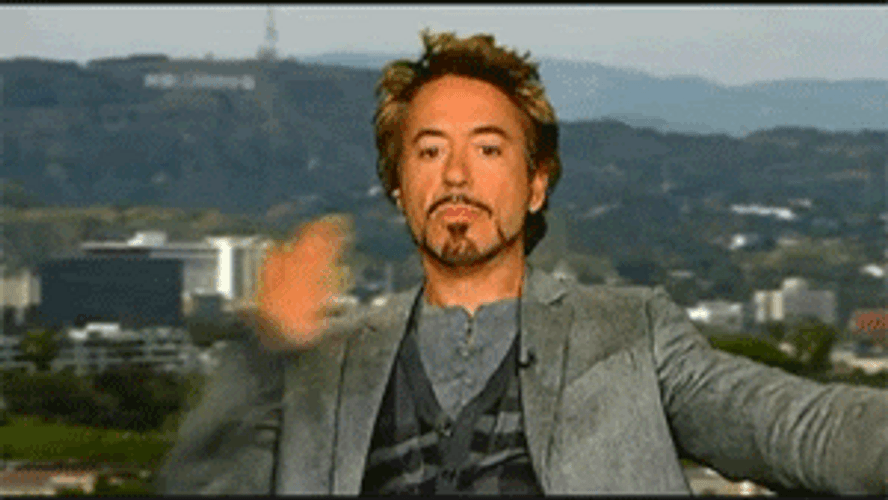 Blow Kiss Robert Downey Jr GIF