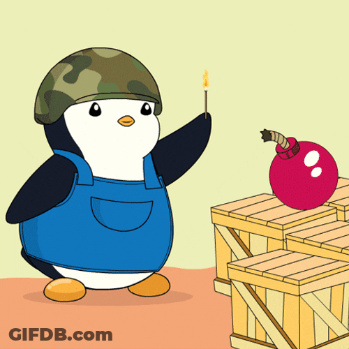 Blow Up Cartoon Explosion GIF
