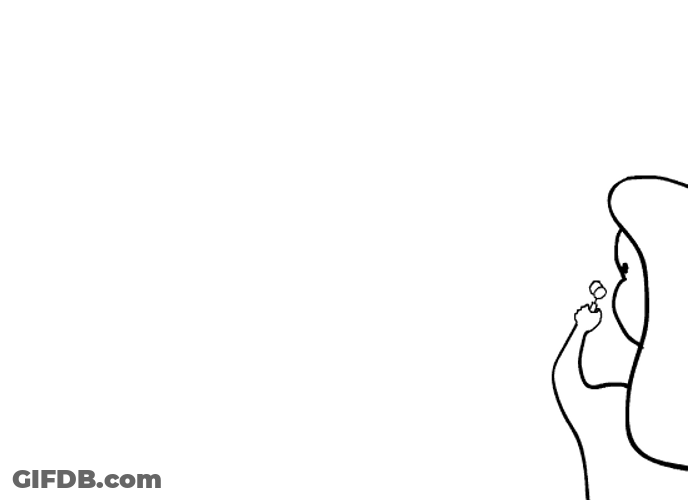 Blowing Bubble Slowly GIF