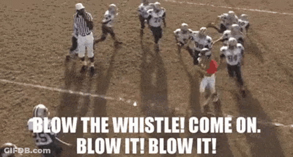 Blowing Whistle Little Giants GIF
