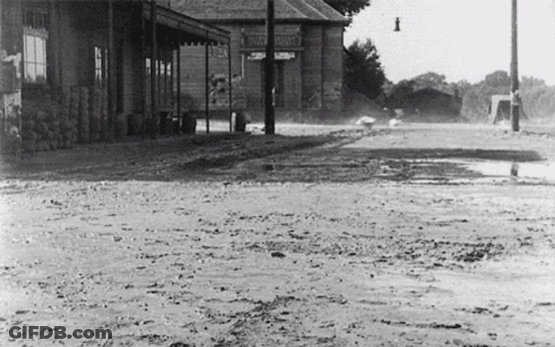 Blown Away Buster Keaton Hurrycane GIF