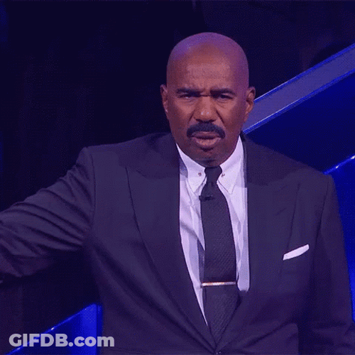 Blown Away Steve Harvey GIF