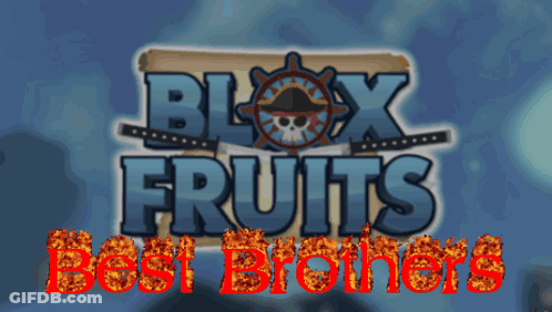 Blox Fruits Best Brothers Poster With Pirate GIF