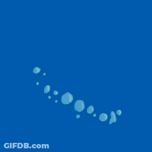 Blue Aesthetic Bubbles GIF