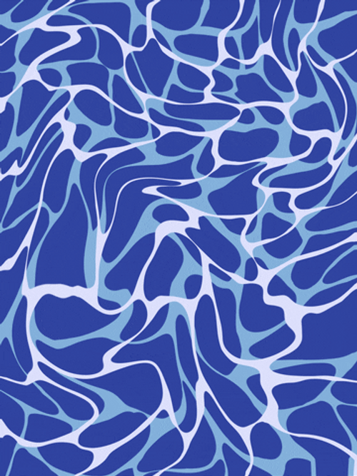 Blue Aesthetic Slimy Pattern GIF