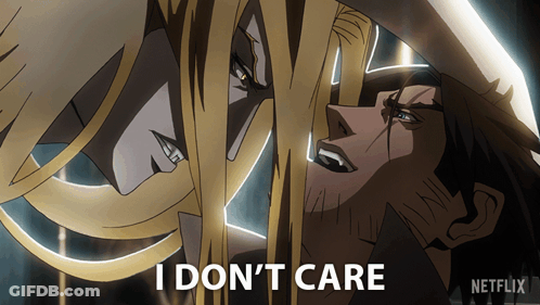 Blue And Gold Flag Saying Basic Voice GIF