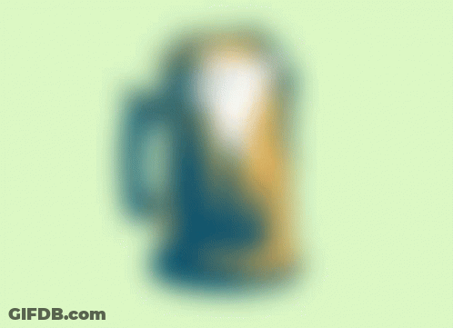Blue And Gold Mug GIF