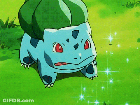 Blue And Green Cartoon Character With Red Eyes And Green Hat GIF