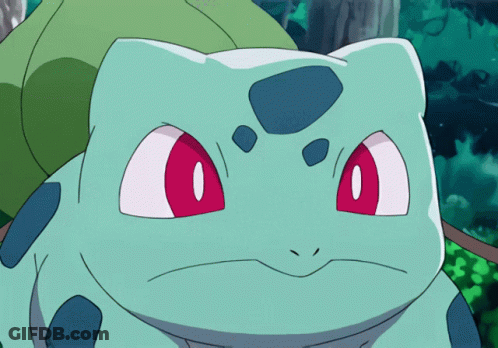 Blue And Green Cartoon Red Eyes Green Hat GIF