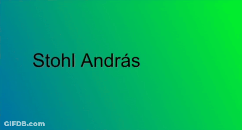 Blue And Green Gradient Background With Stohl Andras GIF