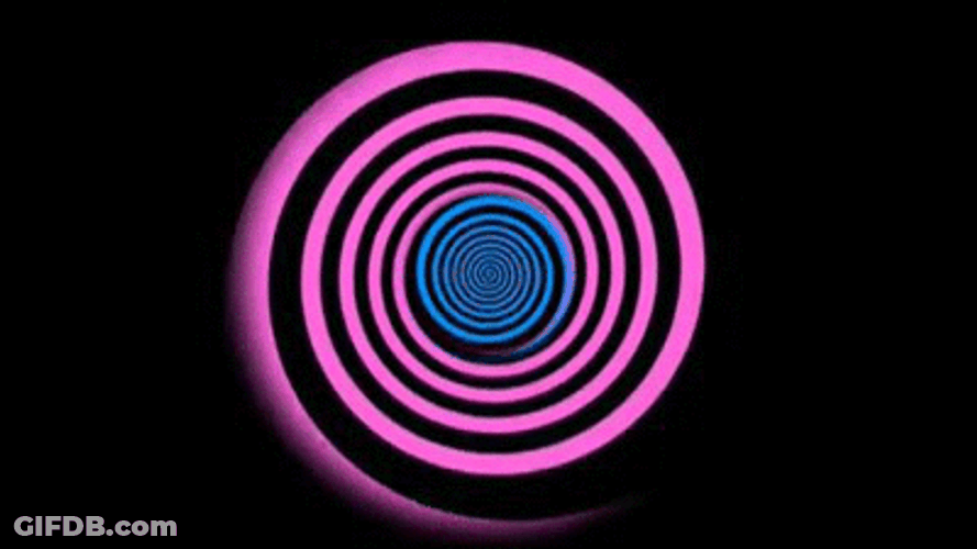 Blue And Pink Spiral Loop GIF