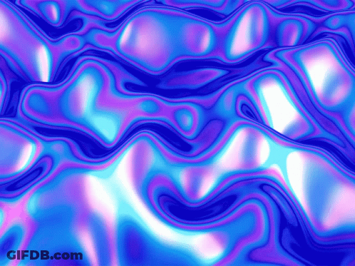 Blue And Purple Abstract Waves GIF